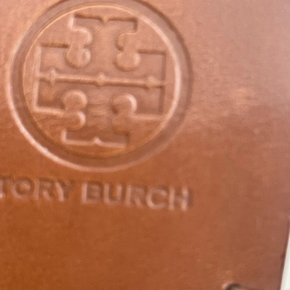 Tory Burch Marbella Tan White Ankle Strap‎ Sandals size 9/12 M